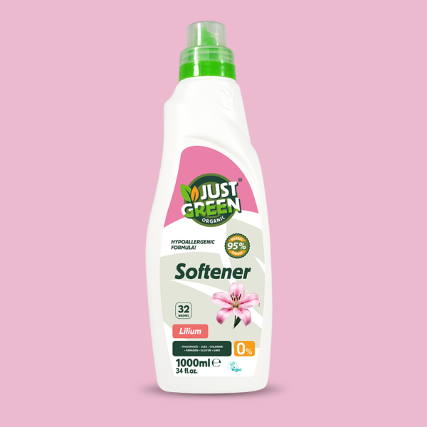 Μαλακτικό Ρούχων Just Green Organic Lilium (Κρίνος) 1 L – 32 Πλύσεις